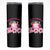 Breast Cancer Awareness Skinny Tumbler Pink Ribbon Boojee Halloween Support The Fighters - Wonder Print Shop