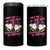 Breast Cancer Halloween 4 in 1 Can Cooler Tumbler Pink Ribbon Save The Boobees Boo Bees - Wonder Print Shop