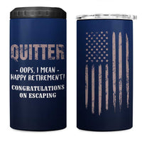 Happy Retirement Gifts 4 in 1 Can Cooler Tumbler Coworker Leaving Goodbye Gift Farewell Gifts For Coworkers USA Flag