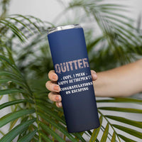 Happy Retirement Gifts Skinny Tumbler Coworker Leaving Goodbye Gift Farewell Gifts For Coworkers USA Flag