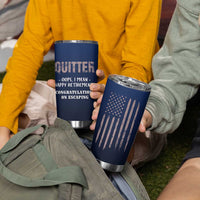 Happy Retirement Gifts Tumbler Cup Coworker Leaving Goodbye Gift Farewell Gifts For Coworkers USA Flag