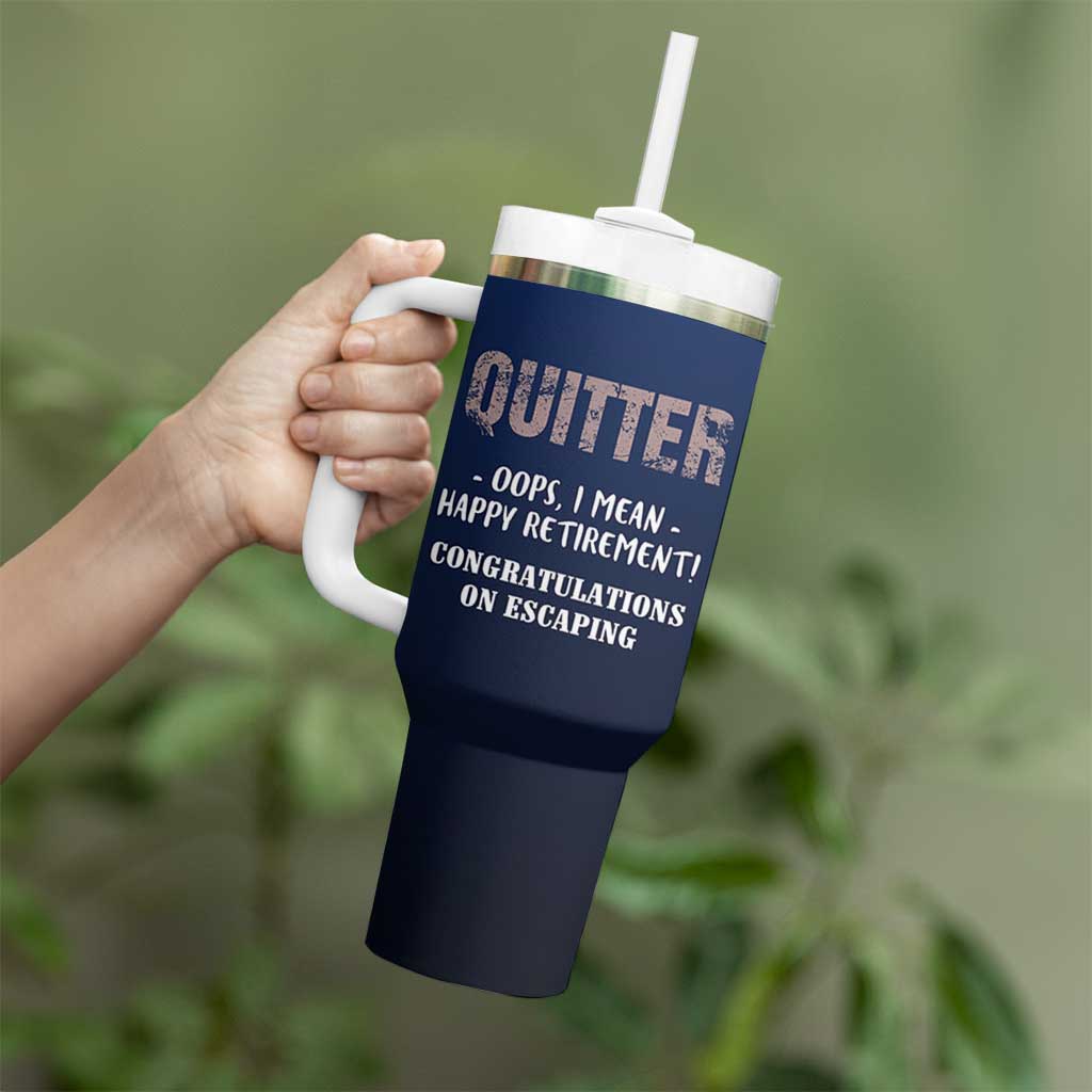 Happy Retirement Gifts Tumbler With Handle Coworker Leaving Goodbye Gift Farewell Gifts For Coworkers USA Flag