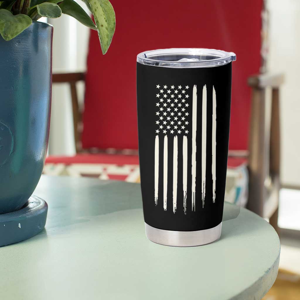 The Legend Has Retired Tumbler Cup Funny Retired Retirement Gifts For Men Coworkers USA Flag