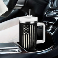 The Legend Has Retired Tumbler With Handle Funny Retired Retirement Gifts For Men Coworkers USA Flag