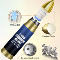 Wedding Officiants Bullet Tumbler Funny Gifts I Was Ordained Online The Wedding Will Be Fine