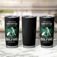Funny Golfer Tumbler Cup The Man The Myth The Golfing Legend Dad Grandpa Father's Day - Wonder Print Shop