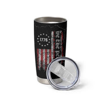 American Flag Tumbler Cup We The People Bald Eagle Patriotic