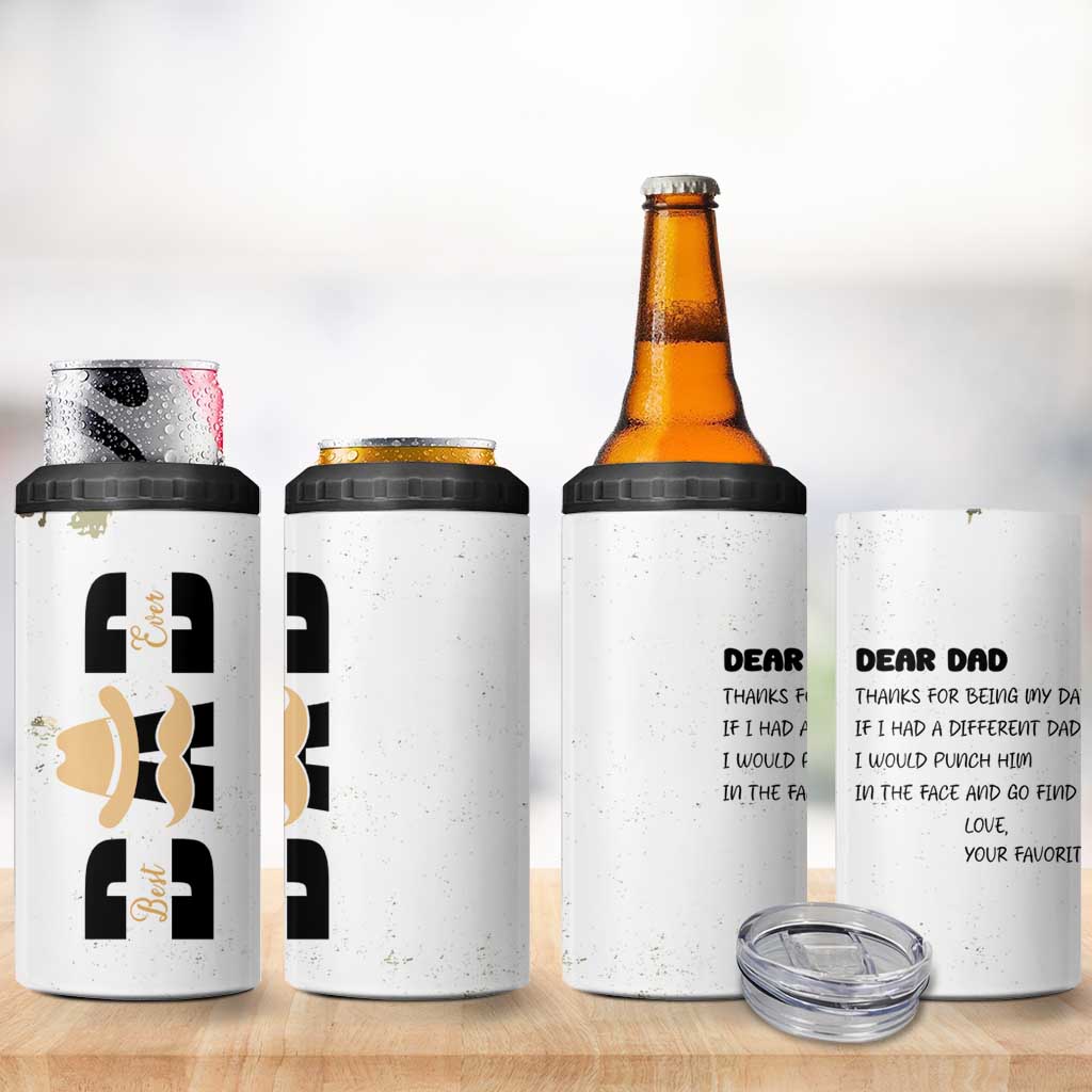 Gifts For Dad 4 in 1 Can Cooler Tumbler Christmas Birthday Present Ideas For Father Husband Fathers Gift - Wonder Print Shop