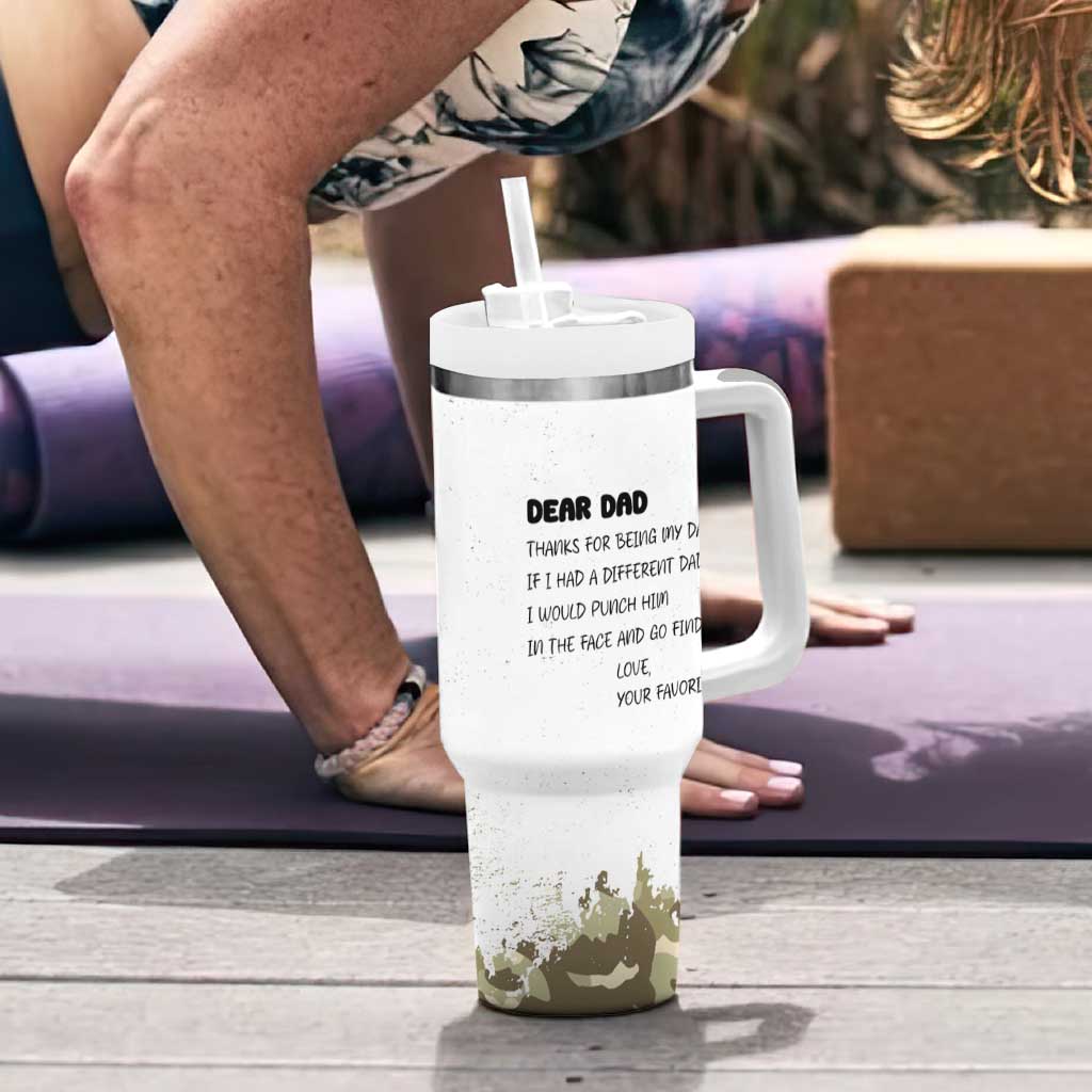 Gifts For Dad Tumbler With Handle Christmas Birthday Present Ideas For Father Husband Fathers Gift - Wonder Print Shop