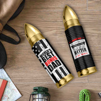 Fathers Day Gift For Bonus Dad Bullet Tumbler Birthday Gifts For Step Dad From Daughter Son Kids US Flag