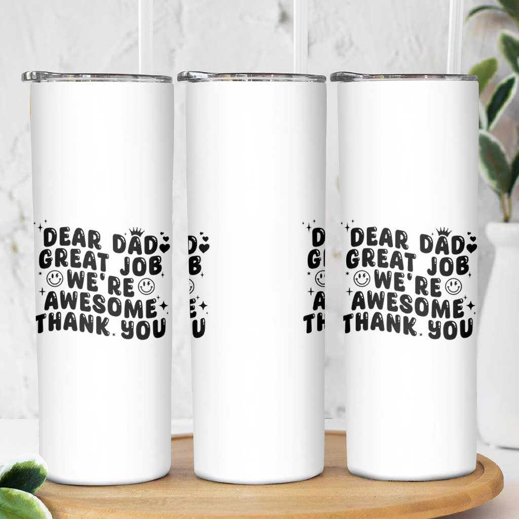 Funny Dad Skinny Tumbler Dad Father Step Dad Gift Fathers Day