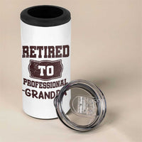 Retirement Gifts For Men 4 in 1 Can Cooler Tumbler Retired To Professional Grandpa Fathers Day