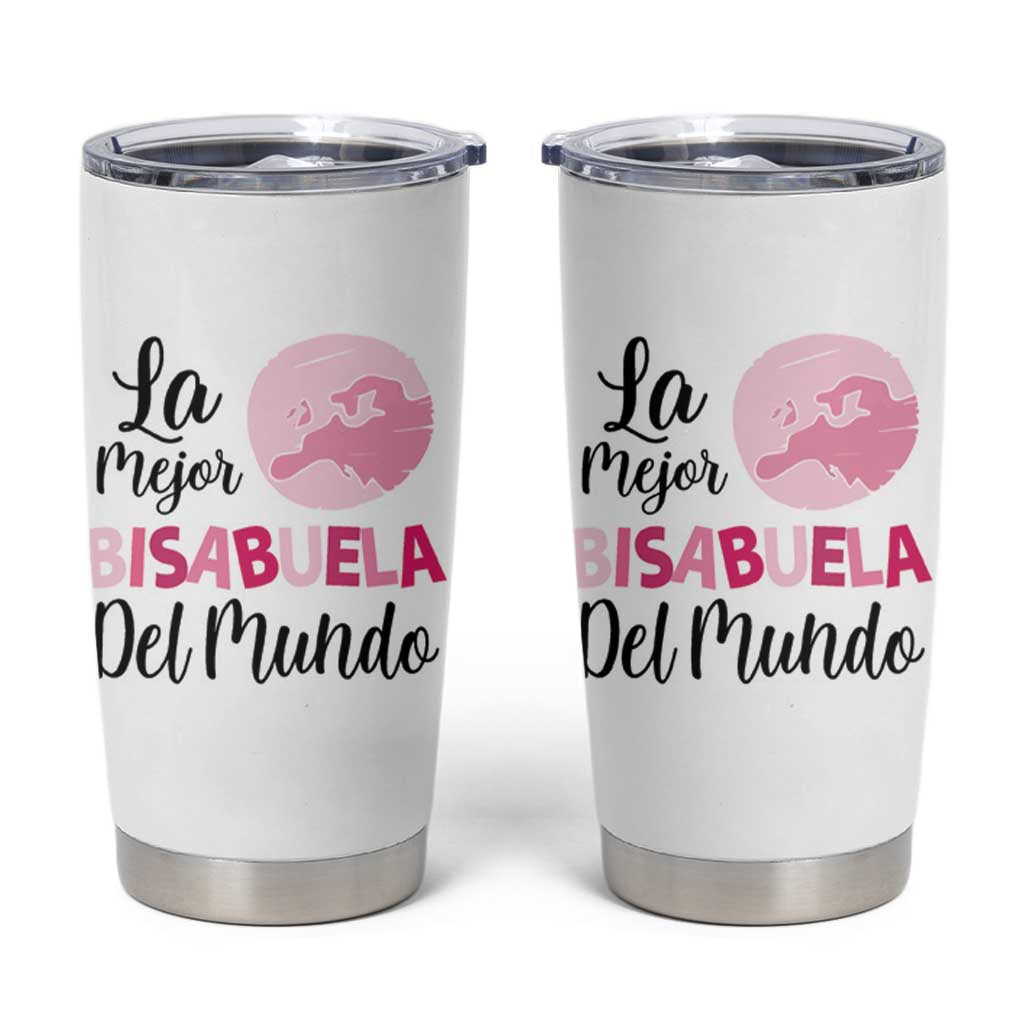 Great-grandmother Gifts in Spanish Tumbler Cup La Mejor Bisabuela Del Mundo - Wonder Print Shop