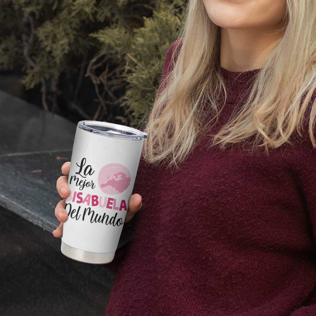 Great-grandmother Gifts in Spanish Tumbler Cup La Mejor Bisabuela Del Mundo - Wonder Print Shop