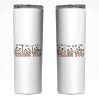 Goodbye Gifts Skinny Tumbler Thank You For Being Part Of My Story Wild Flowers