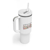 Goodbye Gifts Tumbler With Handle Thank You For Being Part Of My Story Wild Flowers