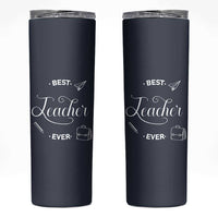 Best Teacher Ever Skinny Tumbler Appreciation Gift For Teachers Men