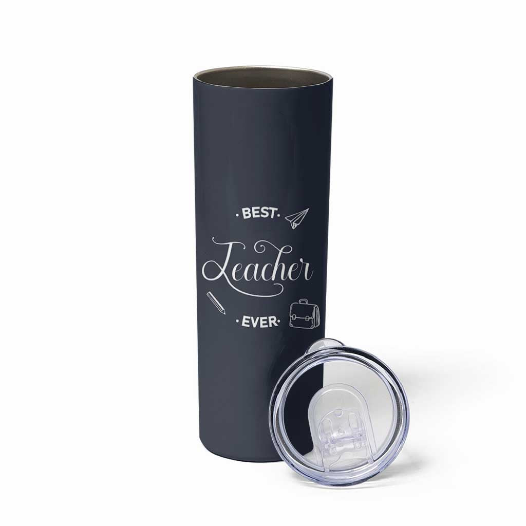 Best Teacher Ever Skinny Tumbler Appreciation Gift For Teachers Men