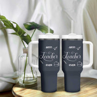 Best Teacher Ever Tumbler With Handle Appreciation Gift For Teachers Men