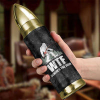 WTF Wheres The Fish Bullet Tumbler Funny Bigfoot Fishing Gifts Fathers Day