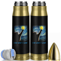 Van Gogh Cat Bullet Tumbler I Do What I Want Funny Cat Lover Starry Night
