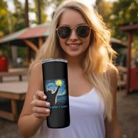 Van Gogh Cat Skinny Tumbler I Do What I Want Funny Cat Lover Starry Night