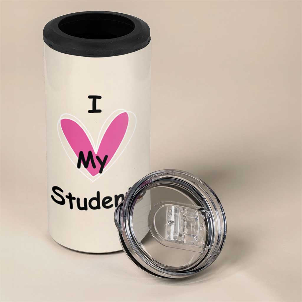 English Grammar Teacher 4 in 1 Can Cooler Tumbler There Their They're Funny Humor - Wonder Print Shop