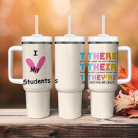 English Grammar Teacher Tumbler With Handle There Their They're Funny Humor - Wonder Print Shop