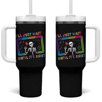Funny Teacher Appreciation Gifts Tumbler With Handle I'll Just Wait Until It's Quiet - Wonder Print Shop