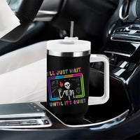 Funny Teacher Appreciation Gifts Tumbler With Handle I'll Just Wait Until It's Quiet - Wonder Print Shop