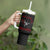 Scary Halloween Skeleton Tumbler With Handle Just Waiting for Halloween Spooky Spider Web Horror Spooky Decoration - Wonder Print Shop