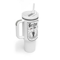Bachelorette Party Decorations Tumbler With Handle Bride or Die for Bridal Shower Funny Skeleton Hand - Wonder Print Shop
