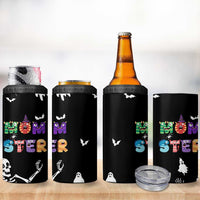 Funny Gifts For Mom 4 in 1 Can Cooler Tumbler Halloween Mom Gift Spooky Mama Mom-Ster