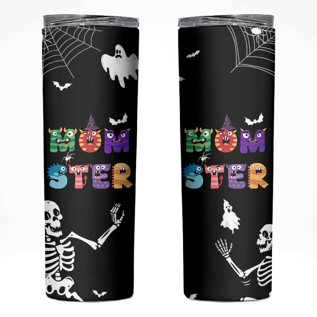 Funny Gifts For Mom Skinny Tumbler Halloween Mom Gift Spooky Mama Mom-Ster