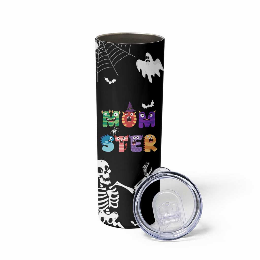 Funny Gifts For Mom Skinny Tumbler Halloween Mom Gift Spooky Mama Mom-Ster