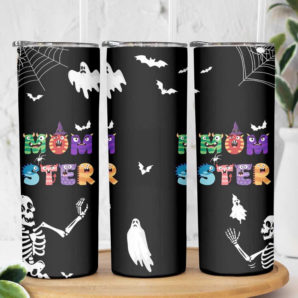 Funny Gifts For Mom Skinny Tumbler Halloween Mom Gift Spooky Mama Mom-Ster