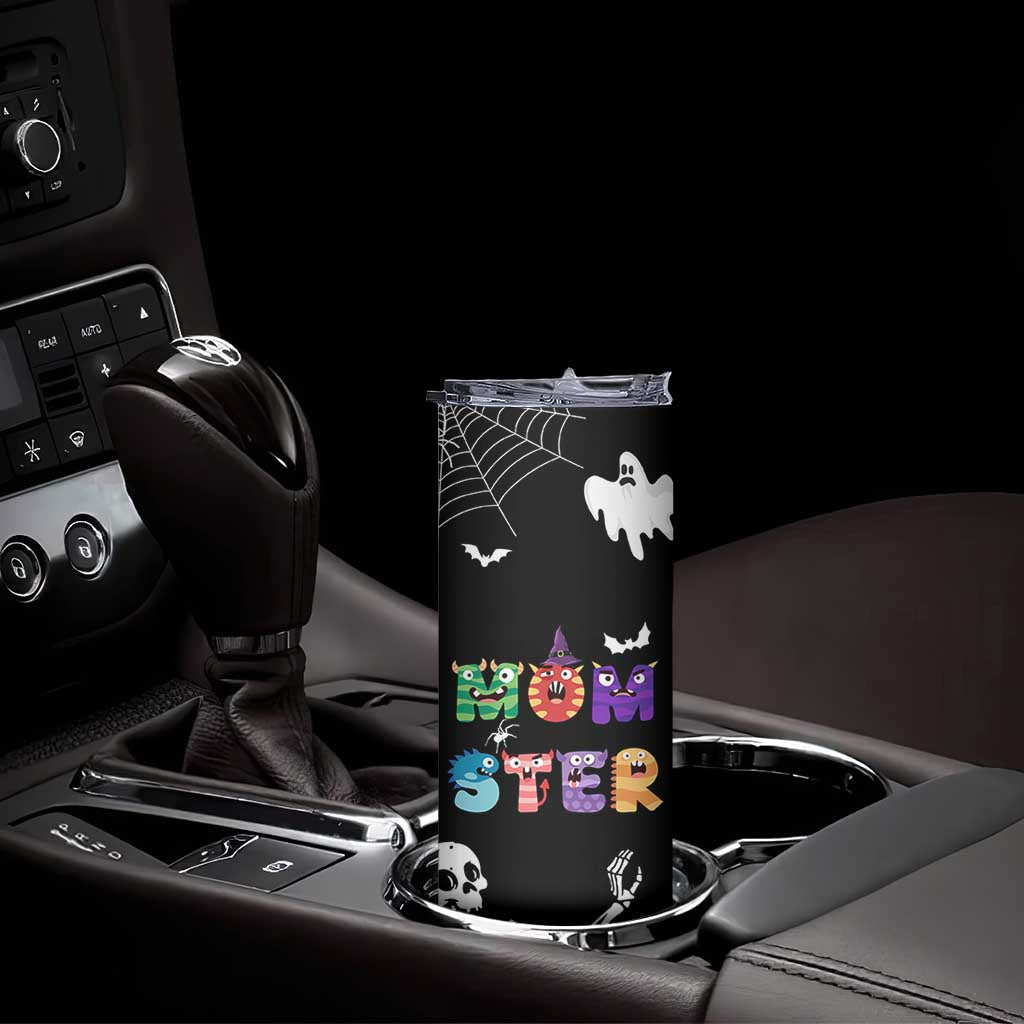 Funny Gifts For Mom Skinny Tumbler Halloween Mom Gift Spooky Mama Mom-Ster