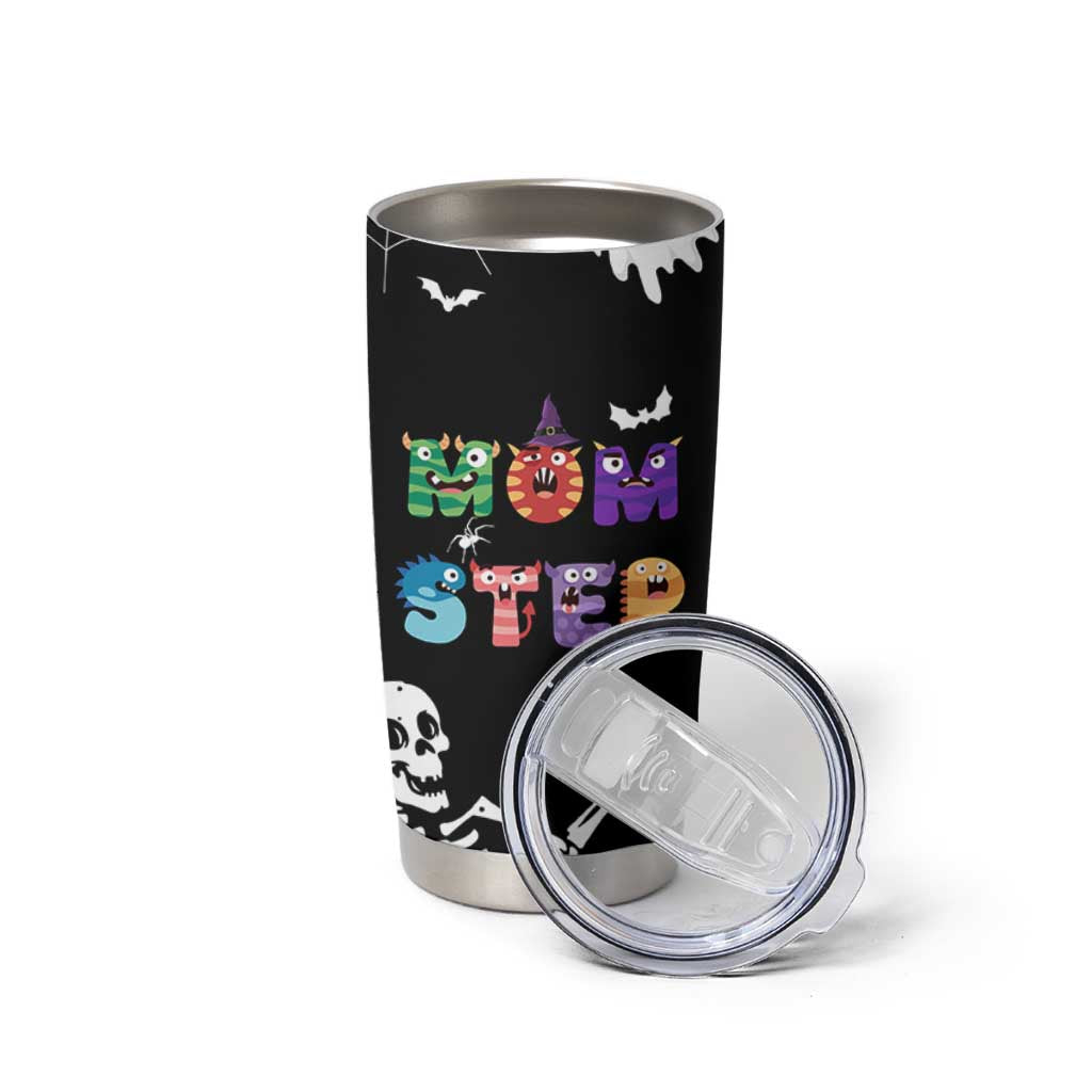 Funny Gifts For Mom Tumbler Cup Halloween Mom Gift Spooky Mama Mom-Ster