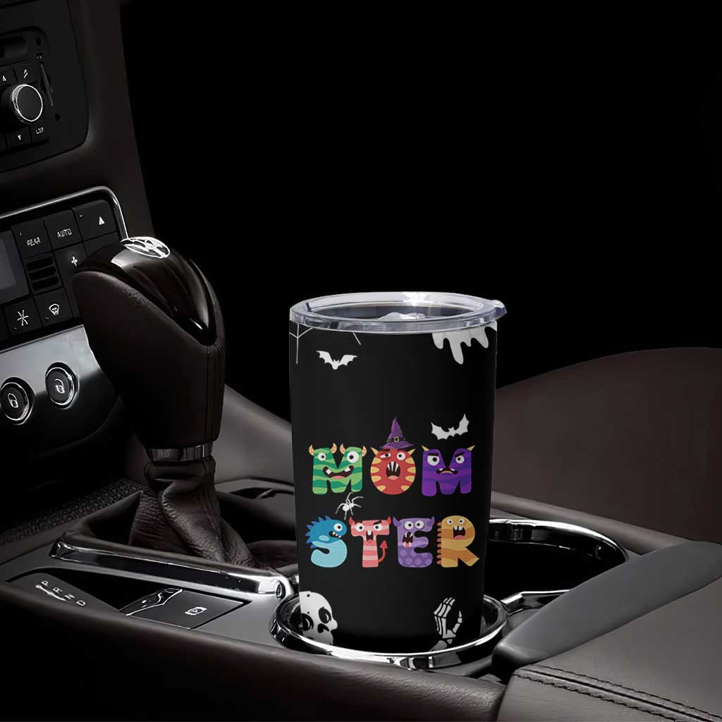 Funny Gifts For Mom Tumbler Cup Halloween Mom Gift Spooky Mama Mom-Ster