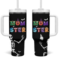 Funny Gifts For Mom Tumbler With Handle Halloween Mom Gift Spooky Mama Mom-Ster