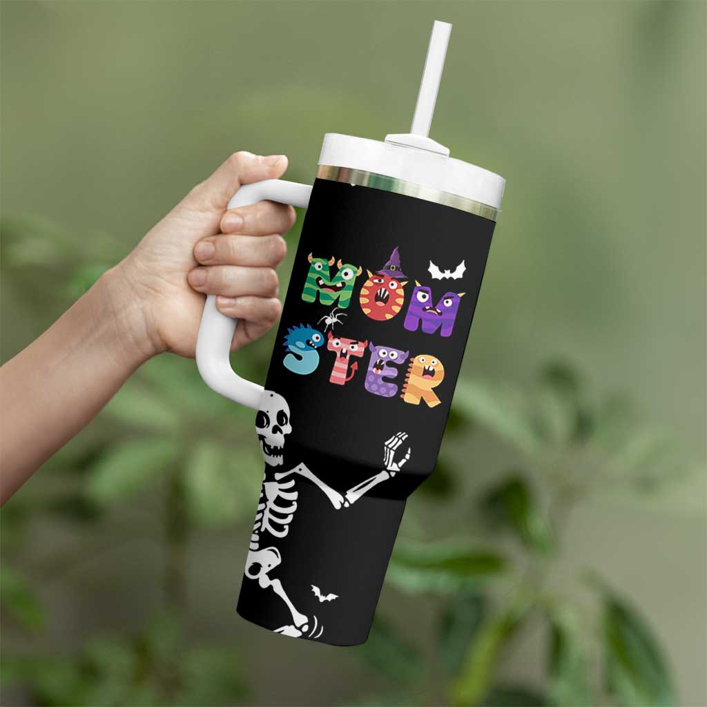 Funny Gifts For Mom Tumbler With Handle Halloween Mom Gift Spooky Mama Mom-Ster