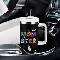Funny Gifts For Mom Tumbler With Handle Halloween Mom Gift Spooky Mama Mom-Ster