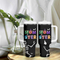 Funny Gifts For Mom Tumbler With Handle Halloween Mom Gift Spooky Mama Mom-Ster