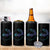 Suicide Prevention Awareness 4 in 1 Can Cooler Tumbler Teal Purple Feather Stay One More Day Daily Reminder - Wonder Print Shop