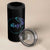 Suicide Prevention Awareness 4 in 1 Can Cooler Tumbler Teal Purple Feather Stay One More Day Daily Reminder - Wonder Print Shop