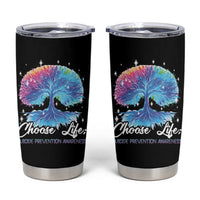 Suicide Prevention Awareness Tumbler Cup Teal Purple Choose Life Support You Matter Therapist Psychologist - Wonder Print Shop