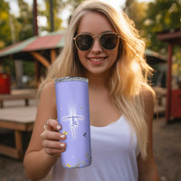 Personalized Christian Birthday Gifts for Women Skinny Tumbler Custom Name God Says You Are Bible Verse