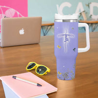 Personalized Christian Birthday Gifts for Women Tumbler With Handle Custom Name God Says You Are Bible Verse