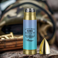 Personalized Boss Lady Bullet Tumbler Custom Name Gifts for Office Bosses Coworkers Leaders Managers