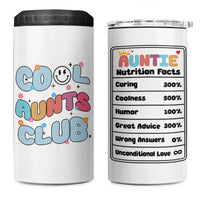 Aunt Gifts 4 in 1 Can Cooler Tumbler Auntie Birthday Cool Aunts Club